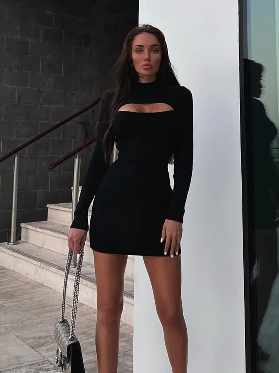 Figurbetontes Minikleid mit Cut-Out-Design – Streetstyle Edition